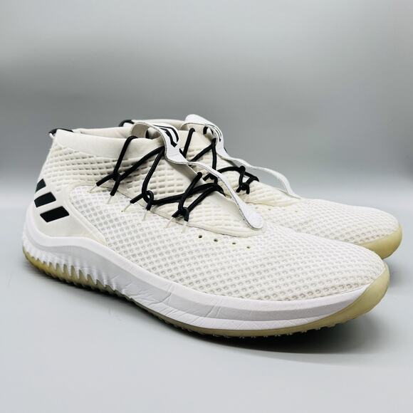 Adidas Shoes Mens 15 White Black Dame 4 Basketball NBA Signature Core Sneakers main image 11